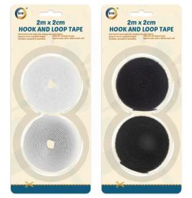 DID Hook and Loop Tape - Assorted Colours - 2m x 2cm