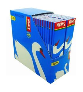 Swan Blue Kingsize Slim Cigarette Rolling Papers - Box Of 50 Booklets