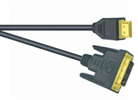 DVI-D to HDMI Lead - Black - 3M