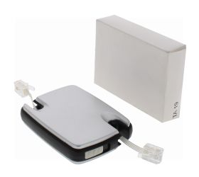 SILVER TELEPHONE CORD