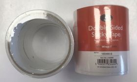 Wrap It Double Sided White Sticky Tape - 24mm x 6m - Pack of 4 Rolls