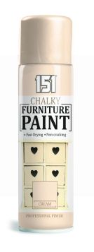 151 Chalky Furniture Paint with Professional Finish - Clotted Cream - 400ml