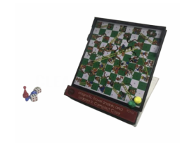 Magnetic Travel Snakes & Ladders In Compact Case