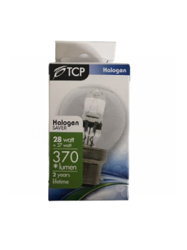 TCP Golf B22 Halogen Saver Bulb - Warm White - 28W