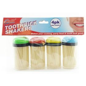 Toothpick Canisters 4 pack - Total 600