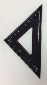 Plastic Maths Triangle - Part Of A Geometry Set