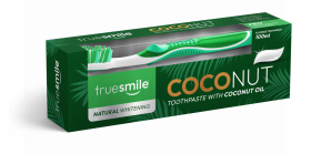 TRUESMILE Natural Whitening Coconut Toothpaste & Toothbrush - 100ml