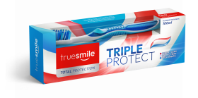 TRUESMILE Triple Protect Total Protection Toothpaste & Toothbrush - 100ml