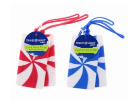 TRAVEL SMART LUGGAGE TAGS TIE DYE 2 PACK