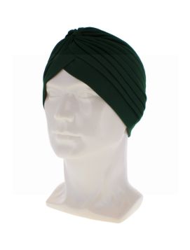WOMEN HAIR TURBAN HEAD WRAP BOTTLE GREEN