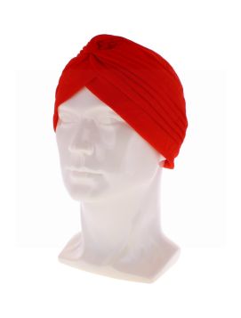 WOMEN HAIR TURBAN HEAD WRAP RED