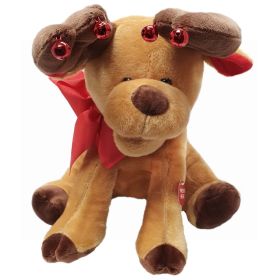 SANTA'S REINDEER - COMING TO TOWN CLASSIC BROWN STUFFED ANIMAL