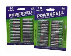 Powercell AA Batteries - Pack Of 16