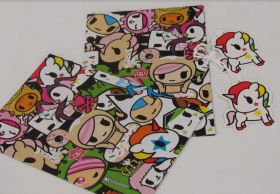 Tokidoki Gift Wrapping Papers & Tags - Pack of 2 - 50cm X 69.5cm