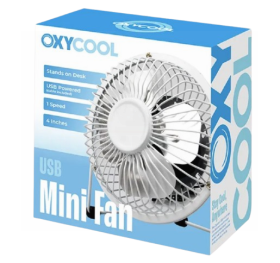 OxyCool 4" USB Mini Fan