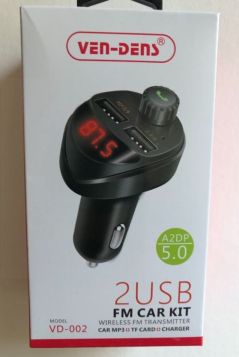 Ven-Dens 2 USB FM Car Kit/Wireless FM Transmitter