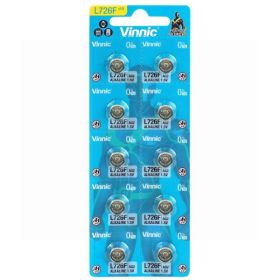 Vinnic L726F AG2 Alkaline Batteries 1.5V - Pack of 10
