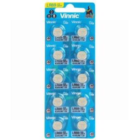 Vinnic LR69 AG6 Alkaline Batteries 1.5V - Pack of 10
