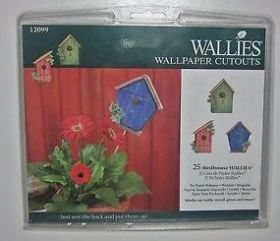 Wallies Birdhouse Wallpaper Cutouts - Pack Of 25 