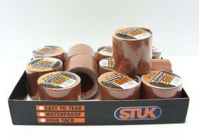 STUK WATERPROOF CLOTH TAPE 50MM/4.5M BROWN