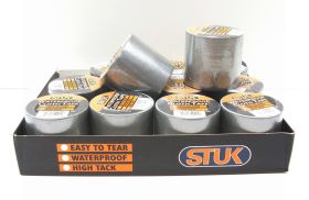STUK WATERPROOF CLOTH TAPE 4.5M SILVER