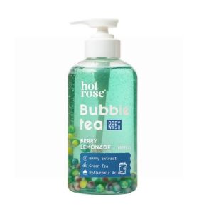 HOT ROSE BUBBLE TEA BODY WASH - BERRY LEMONADE 500ML (12) CK