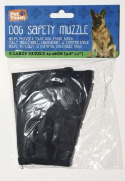 Pet Touch Dog Safety Muzzle - XL