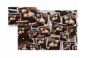 GIFT WRAP PAPER ADORABLE 2 BABIES PICTURES PRINT 