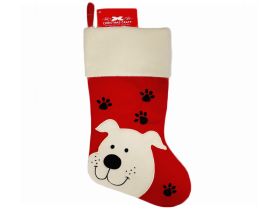 CHRISTMAS CRAFT STOCKING DOG/CAT