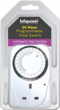 Infapower 24 Hour Programmable Timer