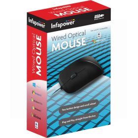Infapower USB Wired Optical Mouse