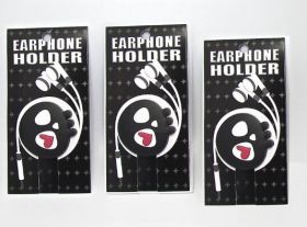 SKULL EARPHONE HOLDER 4CM X 4CM